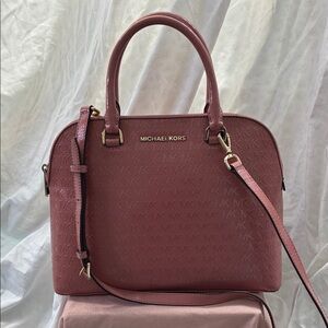 Michael Kors Rose Satchel Bag